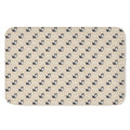 Cute Siberian Husky Pattern Print Indoor Door Mat