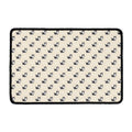 Cute Siberian Husky Pattern Print Kitchen Mat