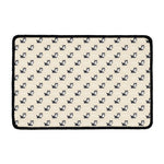 Cute Siberian Husky Pattern Print Kitchen Mat