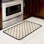 Cute Siberian Husky Pattern Print Kitchen Mat