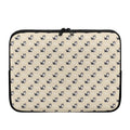 Cute Siberian Husky Pattern Print Laptop Sleeve