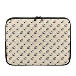 Cute Siberian Husky Pattern Print Laptop Sleeve
