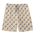 Cute Siberian Husky Pattern Print Men's Swim Trunks