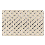 Cute Siberian Husky Pattern Print Polyester Doormat