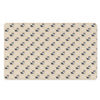 Cute Siberian Husky Pattern Print Polyester Doormat