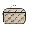 Cute Siberian Husky Pattern Print Portable Lunch Bag