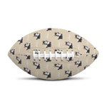 Cute Siberian Husky Pattern Print Rugby Ball