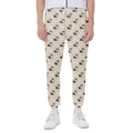 Cute Siberian Husky Pattern Print Joggers