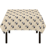 Cute Siberian Husky Pattern Print Tablecloth