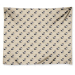 Cute Siberian Husky Pattern Print Tapestry