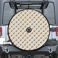 Cute Siberian Husky Pattern Print Tire Cover With Camera Hole