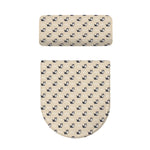 Cute Siberian Husky Pattern Print Toilet Lid And Tank Cover Set