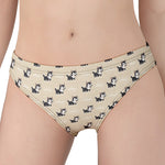 Cute Siberian Husky Pattern Print Women's Panties
