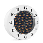 Cute Sloth Pattern Print Alarm Clock
