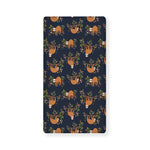 Cute Sloth Pattern Print Baby Crib Sheet