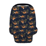 Cute Sloth Pattern Print Baby Seat Cover