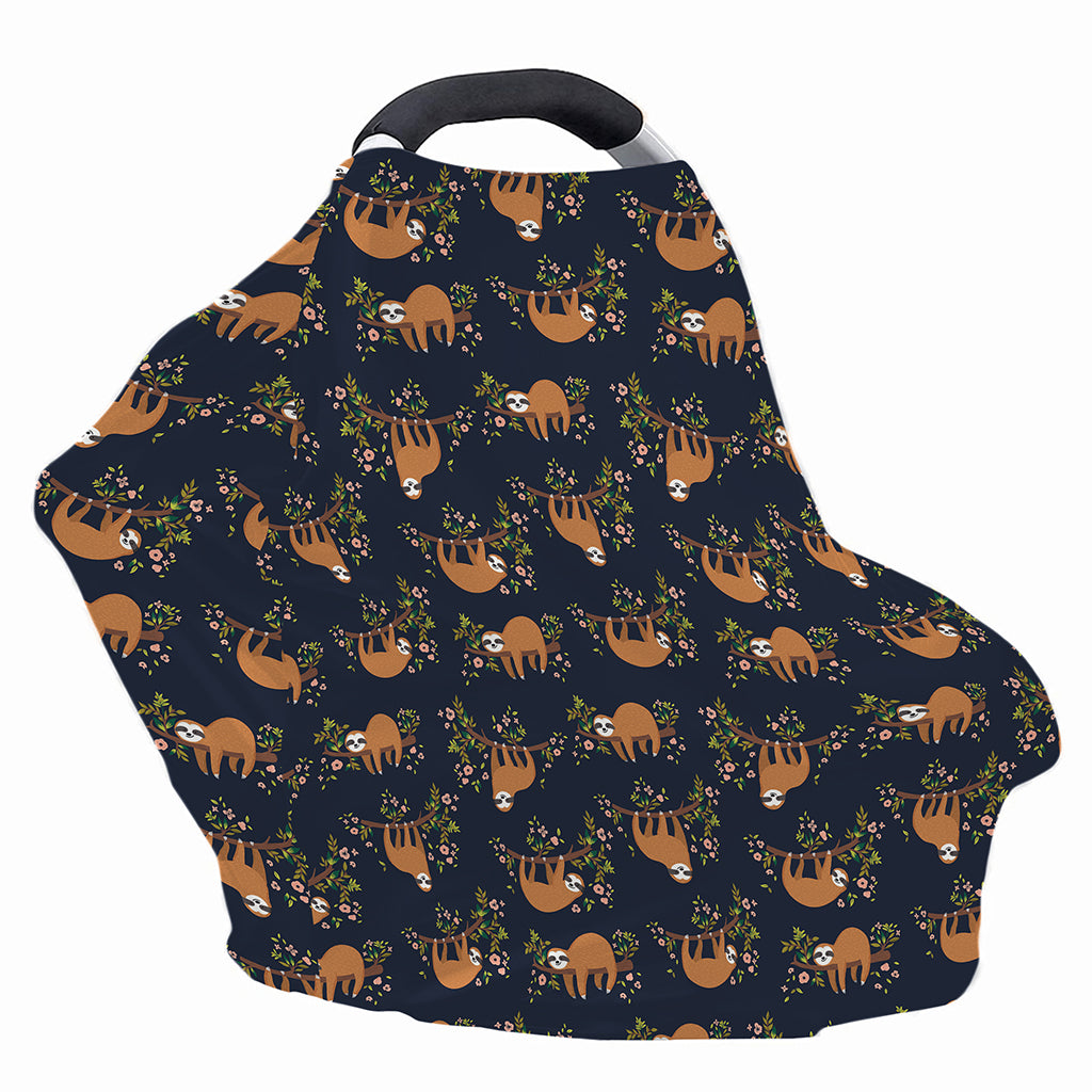 Cute Sloth Pattern Print Baby Seat Cover