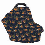 Cute Sloth Pattern Print Baby Seat Cover