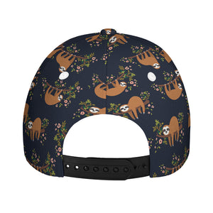 Cute Sloth Pattern Print Baseball Cap