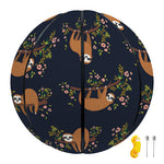 Cute Sloth Pattern Print Basketball