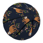 Cute Sloth Pattern Print Basketball