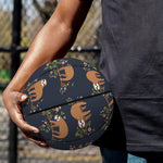 Cute Sloth Pattern Print Basketball