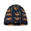 Cute Sloth Pattern Print Beanie