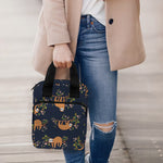 Cute Sloth Pattern Print Bible Tote Bag