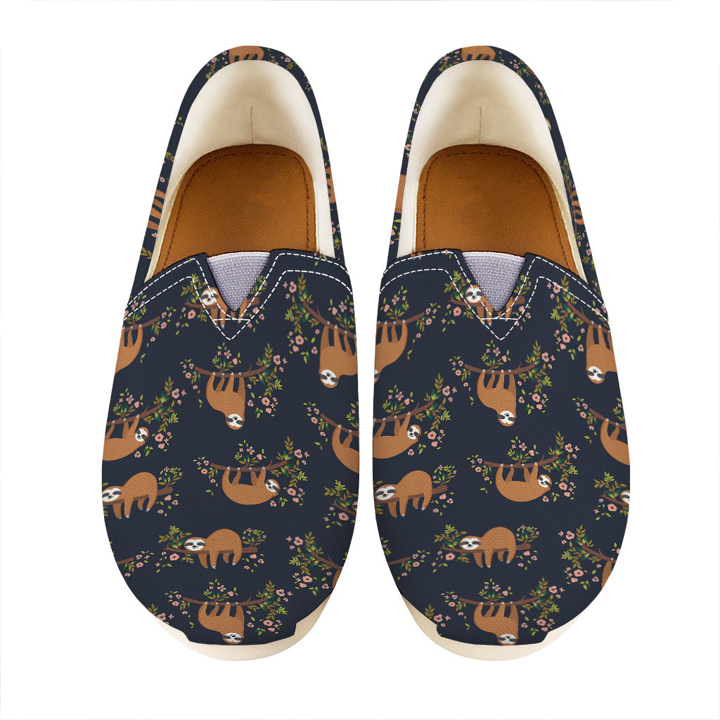 Cute Sloth Pattern Print Casual Shoes