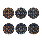 Cute Sloth Pattern Print Coaster Set