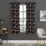 Cute Sloth Pattern Print Curtain