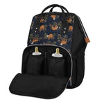 Cute Sloth Pattern Print Diaper Bag