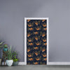 Cute Sloth Pattern Print Door Sticker