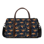 Cute Sloth Pattern Print Duffle Bag