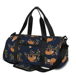 Cute Sloth Pattern Print Gym Bag