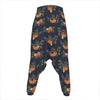 Cute Sloth Pattern Print Hammer Pants