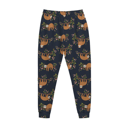 Cute Sloth Pattern Print Jogger Pants