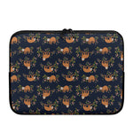 Cute Sloth Pattern Print Laptop Sleeve