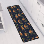 Cute Sloth Pattern Print Long Kitchen Mat