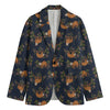 Cute Sloth Pattern Print Men's Blazer