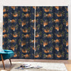 Cute Sloth Pattern Print Pencil Pleat Curtains