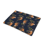 Cute Sloth Pattern Print Pet Cooling Mat Cover
