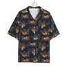 Cute Sloth Pattern Print Rayon Hawaiian Shirt