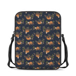 Cute Sloth Pattern Print Rectangular Crossbody Bag