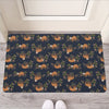 Cute Sloth Pattern Print Rubber Doormat