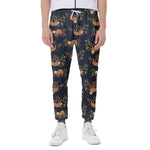 Cute Sloth Pattern Print Scuba Joggers