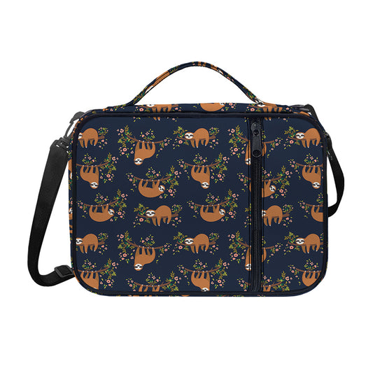 Cute Sloth Pattern Print Shoulder Strap Bible Bag