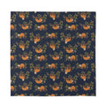 Cute Sloth Pattern Print Silk Bandana