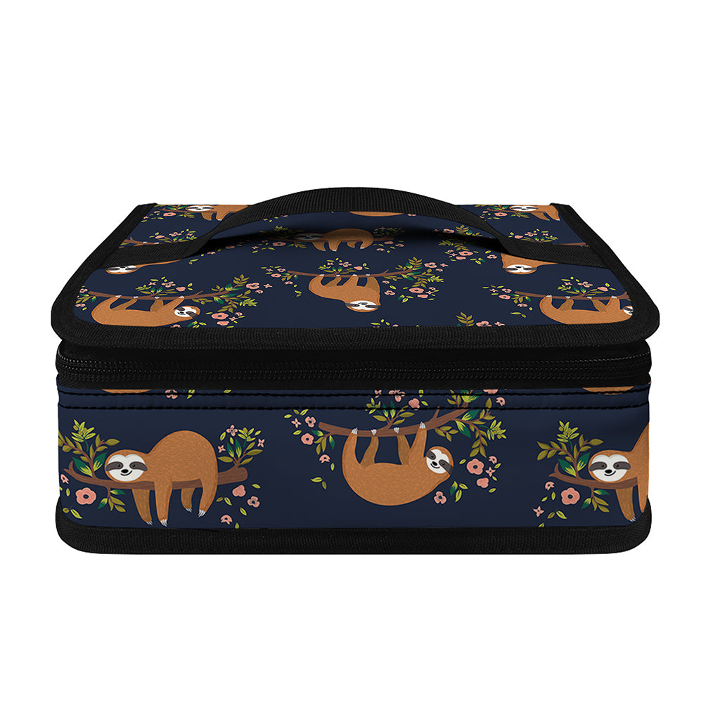 Cute Sloth Pattern Print Small Lunch Bag