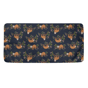 Cute Sloth Pattern Print Towel